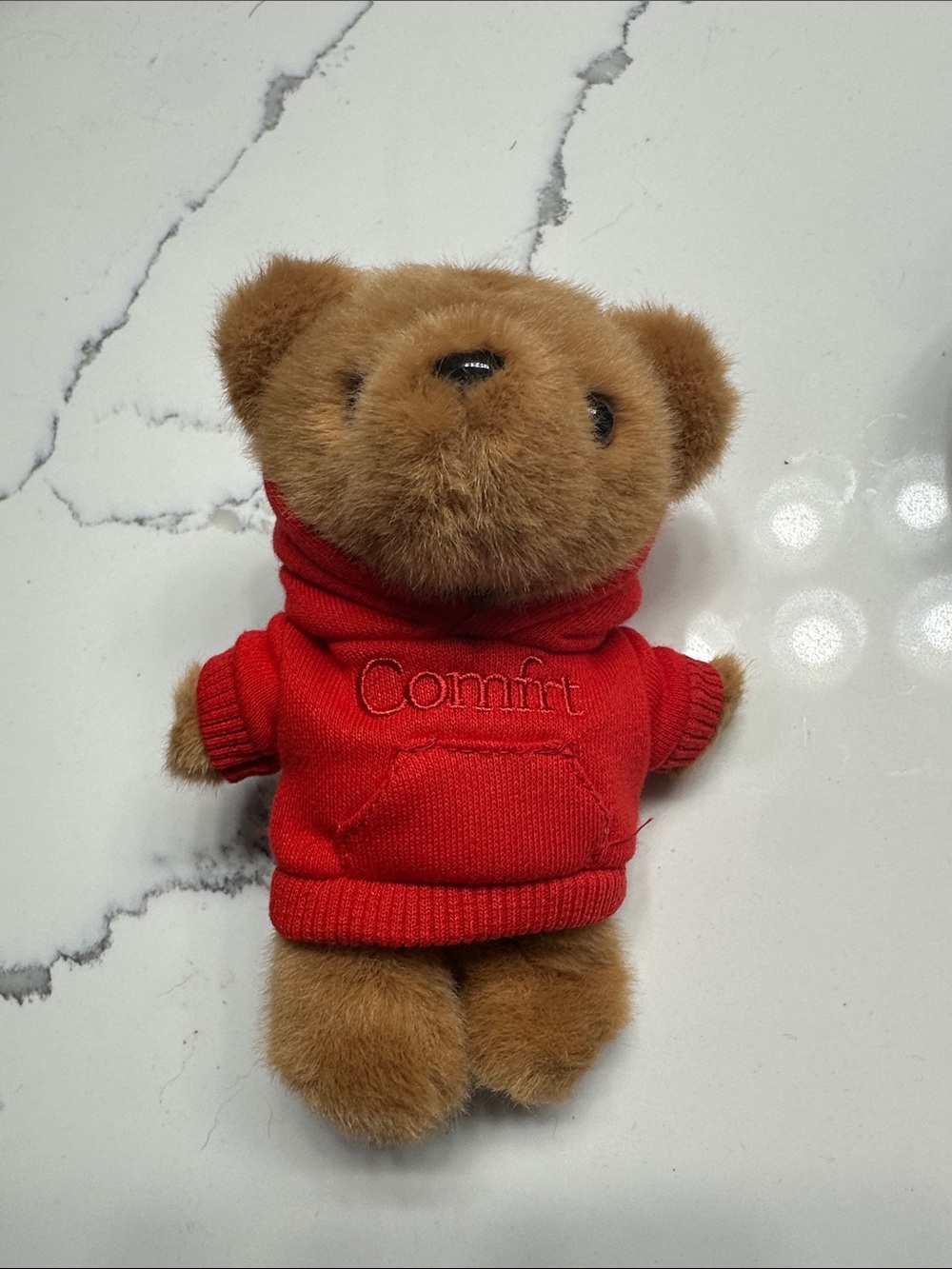 Comfrt Teddy Bear Keychain Crimson NWT